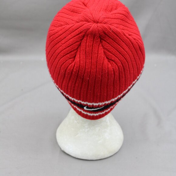 Team Canad Toque / Beanie - 3 Stripe with Crested Logo - Adult Stretch Fit - Picture 5 of 8